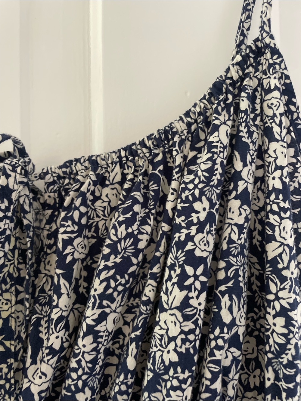 Universal Thread Navy Floral Smocked Maxi Dress - Picture 3 of 5
